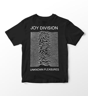 Pull à Capuche Joy Division Unknown Pleasures – Officiel – Navy Blue – Coton – Poche Kangourou