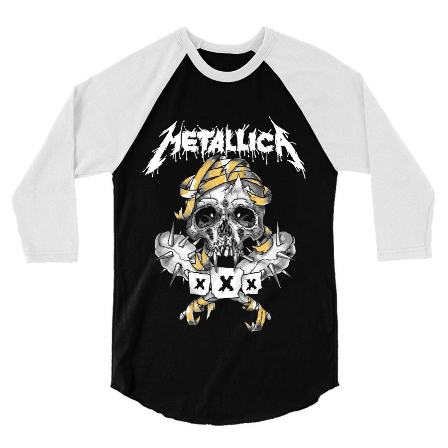 metallica raglan shirt