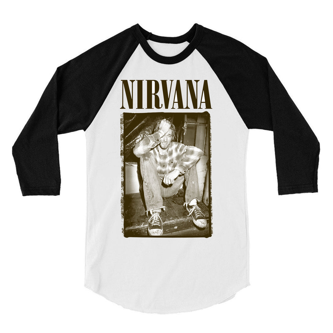 Nirvana - Kurt Raglan Shirt