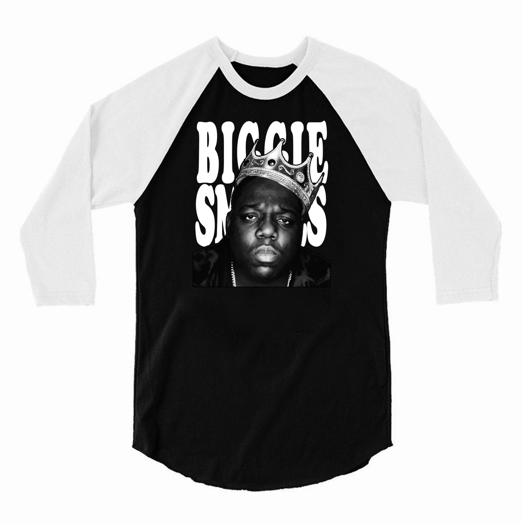 Biggie Small - Crown Raglan Shirt