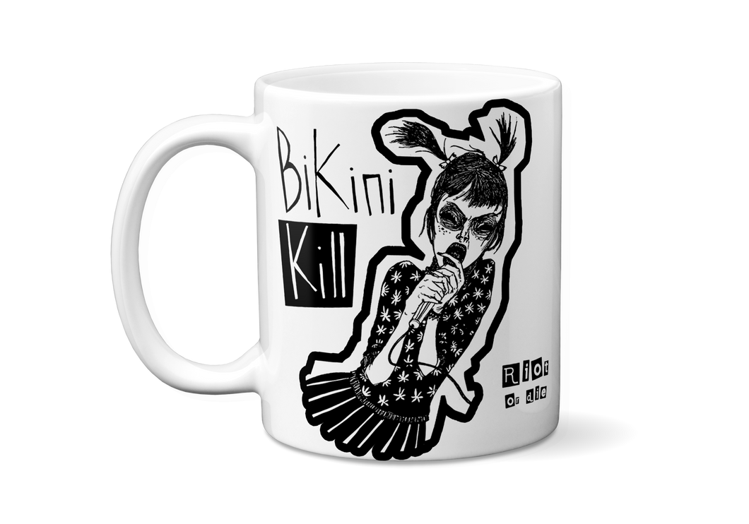 Bikini Kill - Riot - White Mug