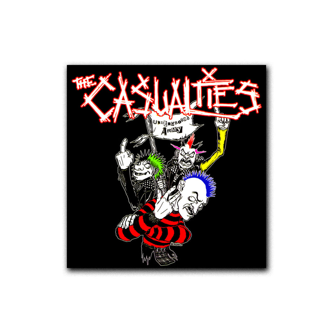 Casualties - Underground Sticker