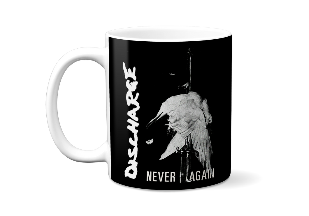 Discharge - Never Again Mug