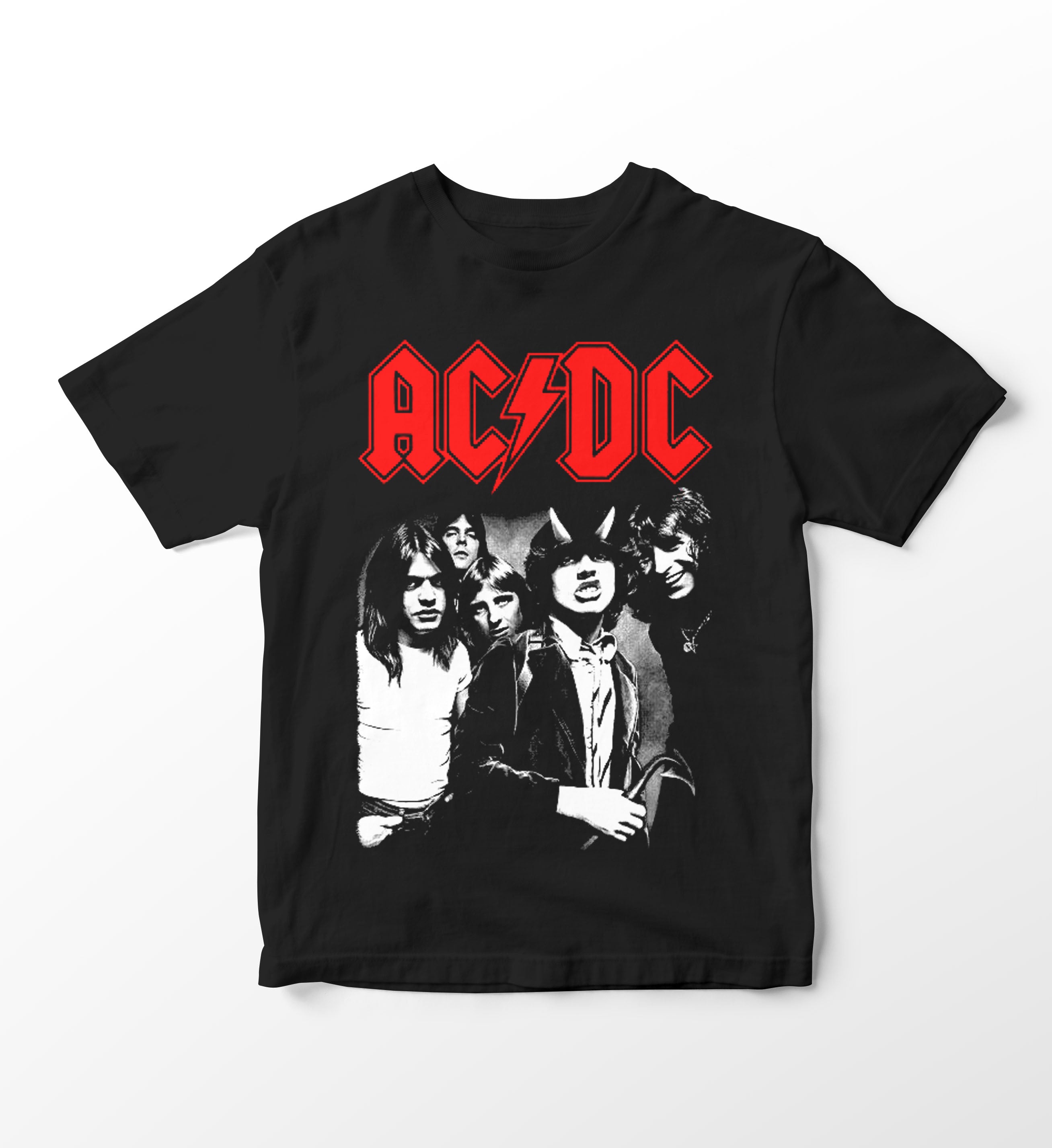 AC/DC - Band Shot T-Shirt – Dr Strange Records Wholesale