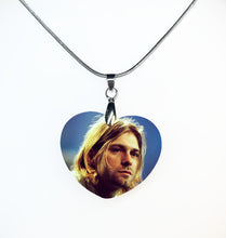 Load image into Gallery viewer, Nirvana Heart Necklace - double sided
