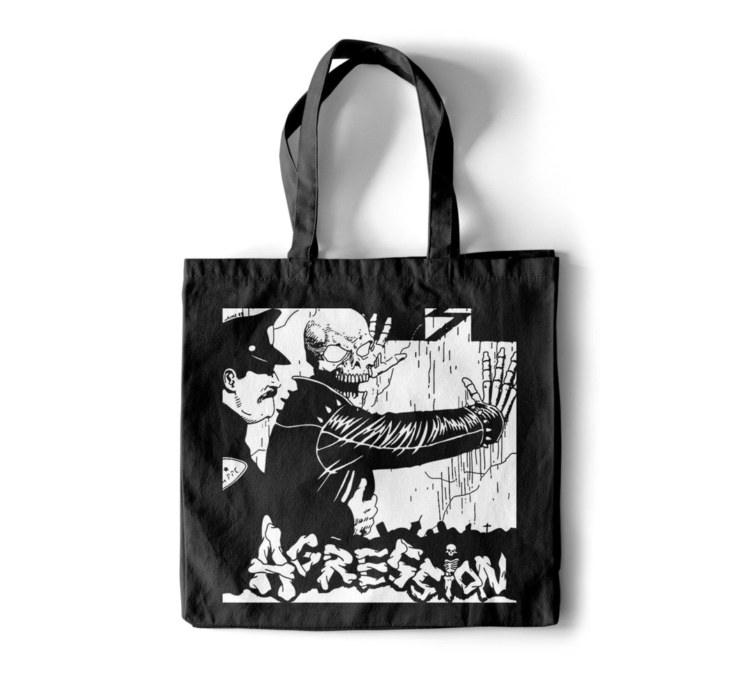 Agression - Full Circle Tote Bag