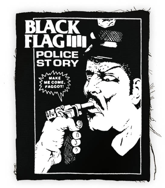 Black Flag - Police Story Back Patch