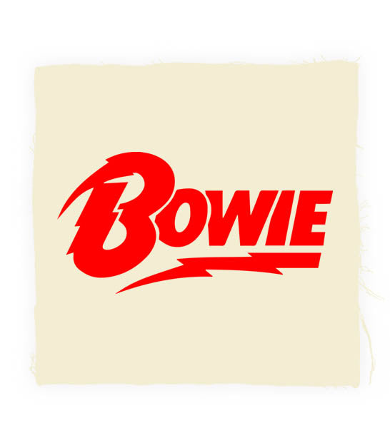 Bowie - Words Back Patch