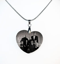 Load image into Gallery viewer, BW Wednesday Heart Necklace - double sided
