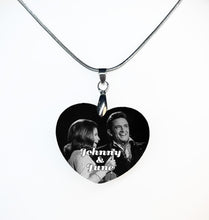 Load image into Gallery viewer, Cash Heart Necklace - double sided
