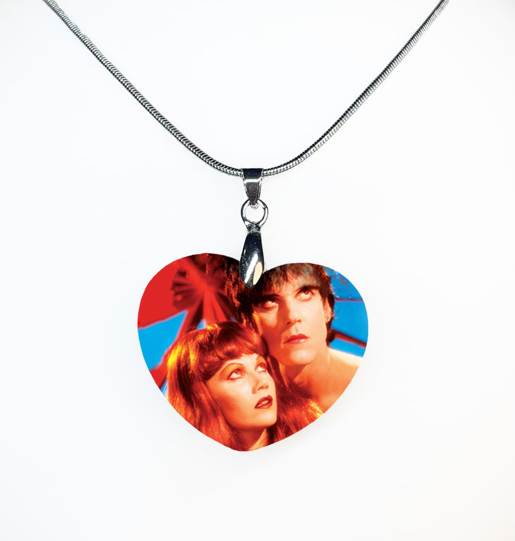 Cramps Heart Necklace - double sided