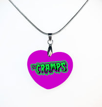 Load image into Gallery viewer, Cramps Heart Necklace - double sided
