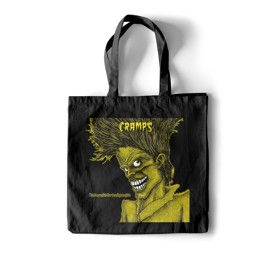 Cramps - Bad Music for Bad People Tote Bag