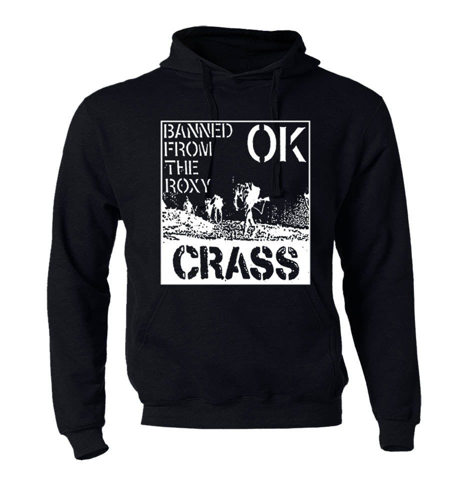 Crass - Banned From the Roxy Hoodie