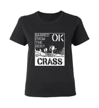 Load image into Gallery viewer, Crass - Banned From the Roxy T-Shirt
