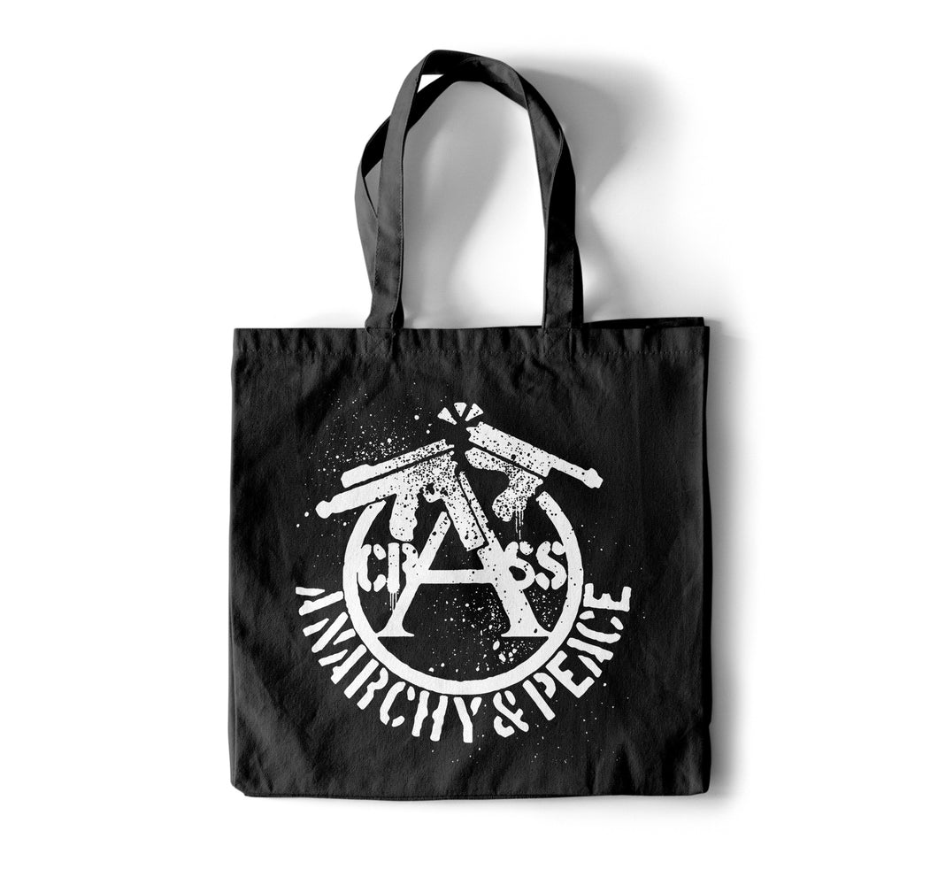 Crass - Anarchy and Peace Tote Bag