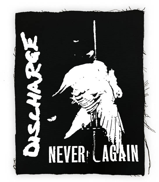 Discharge - Never Again Back Patch