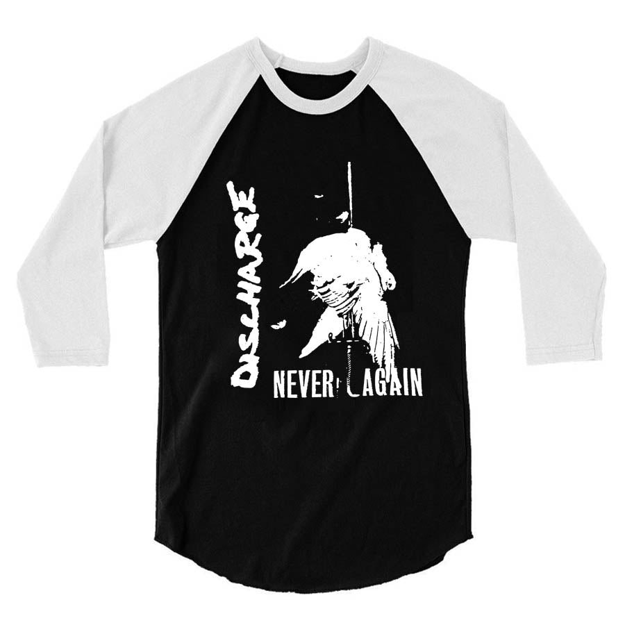 Discharge - Never Again Raglan Shirt