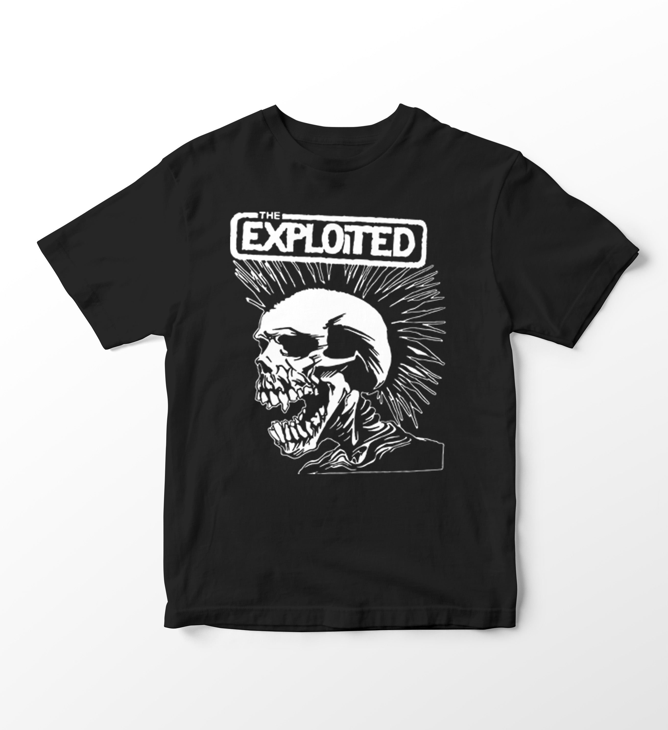 Exploited - Mohawk Skull T-Shirt – Dr Strange Records Wholesale