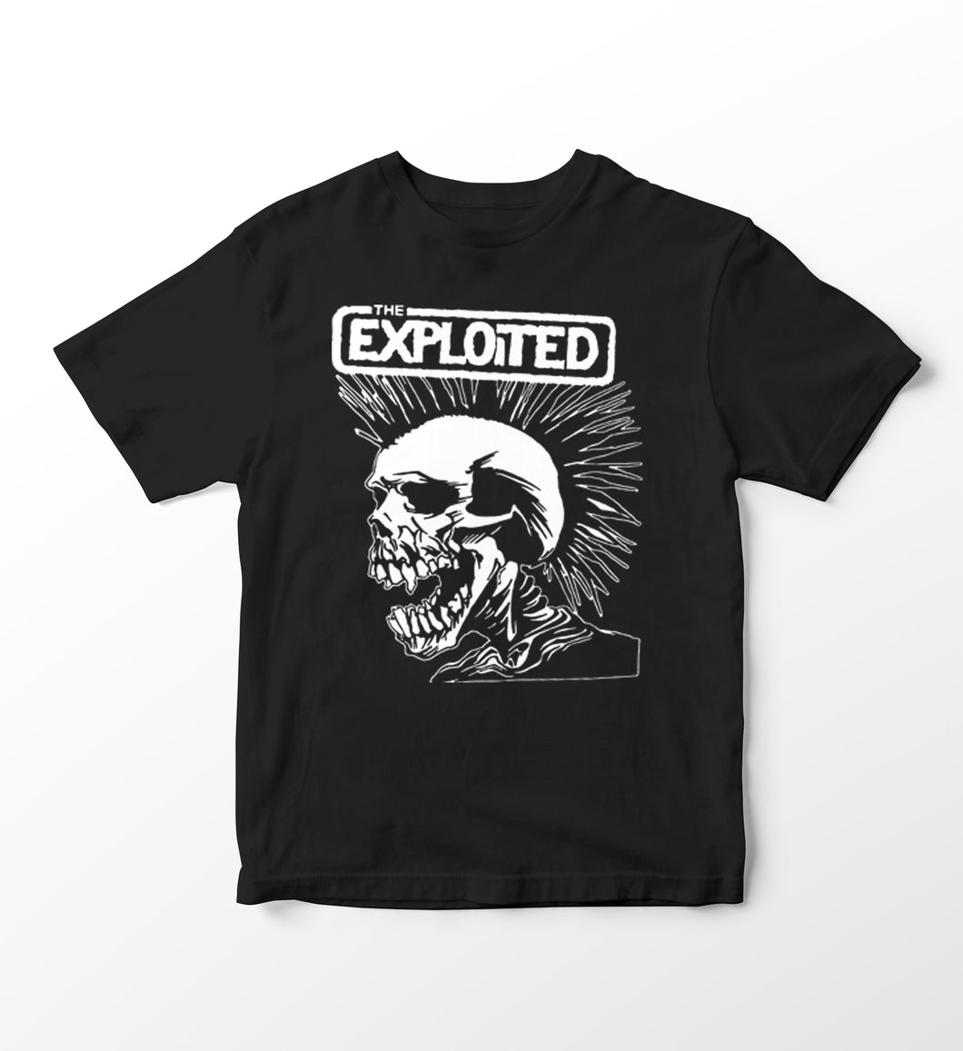 Exploited - Mohawk Skull T-Shirt