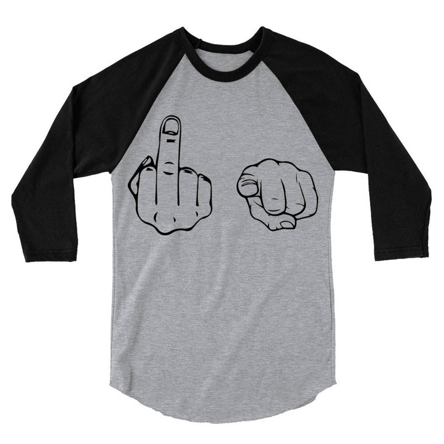 Fuck You Raglan Shirt