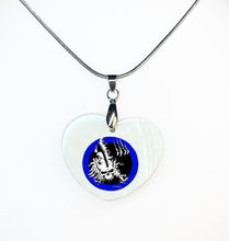 Load image into Gallery viewer, Germs Heart Necklace - double sided
