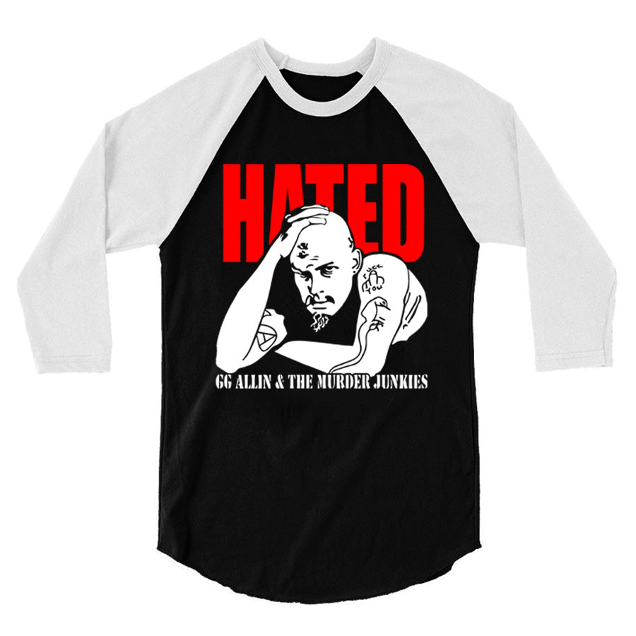 GG Allin - Hated Raglan Shirt