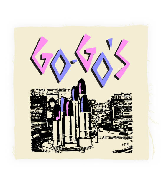 Go Go's - Lipstick Back Patch