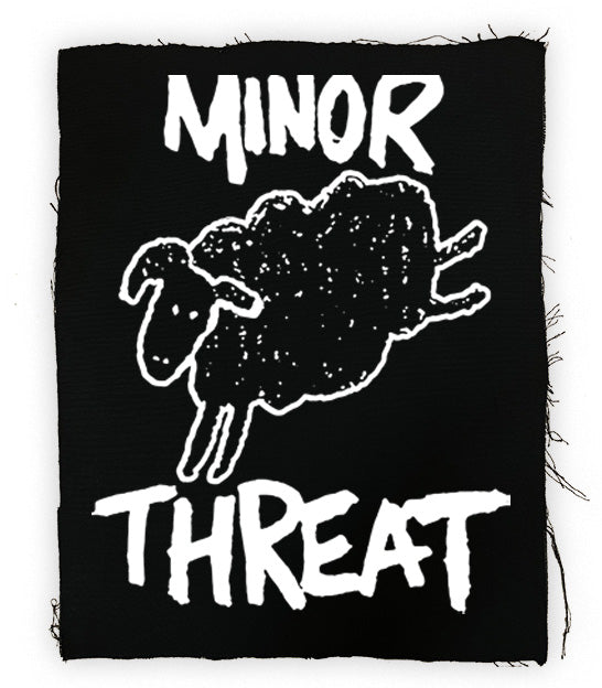 Minor Threat - Black Sheep Back Patch