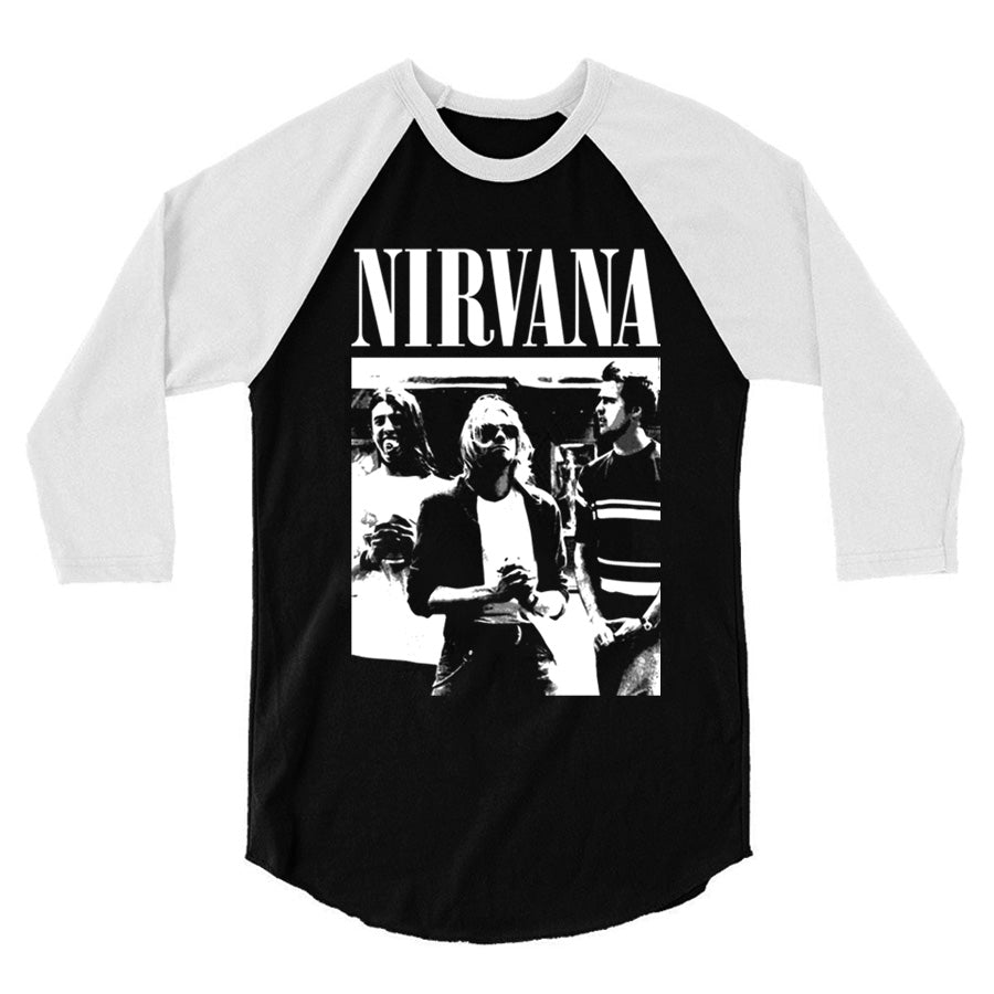 Nirvana - Group Shot Raglan Shirt