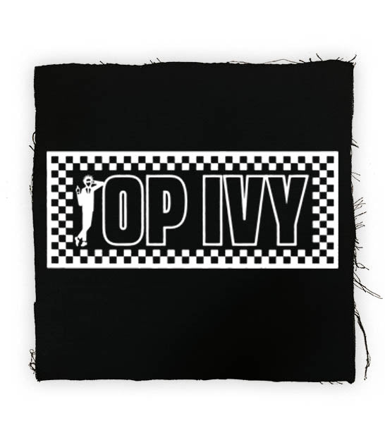 Operation Ivy - Checkered Logo Back Patch