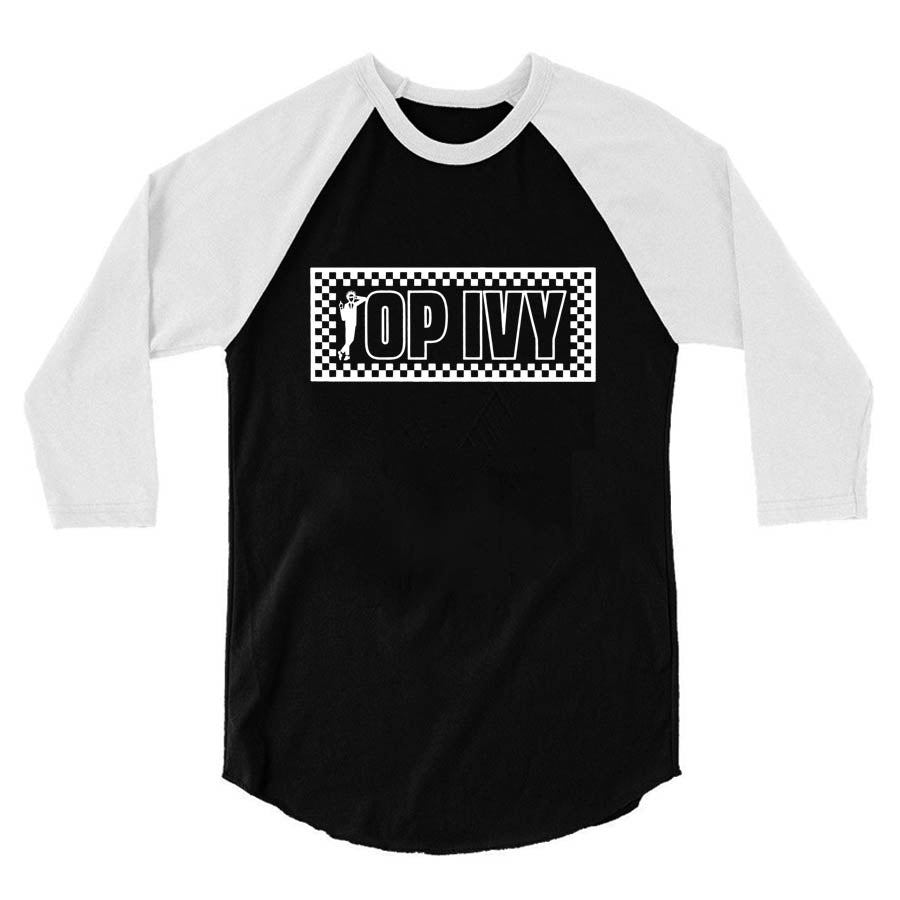 Operation Ivy - Checkered Logo Raglan Shirt