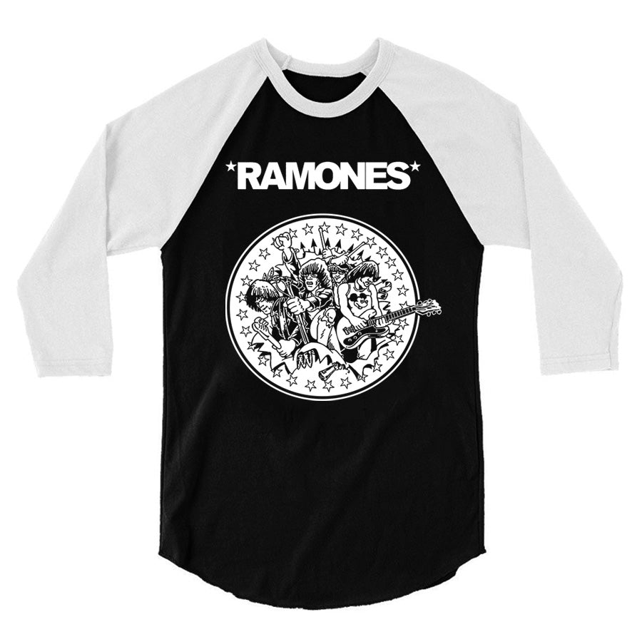 Ramones - Cartoon Raglan Shirt – Dr Strange Records Wholesale