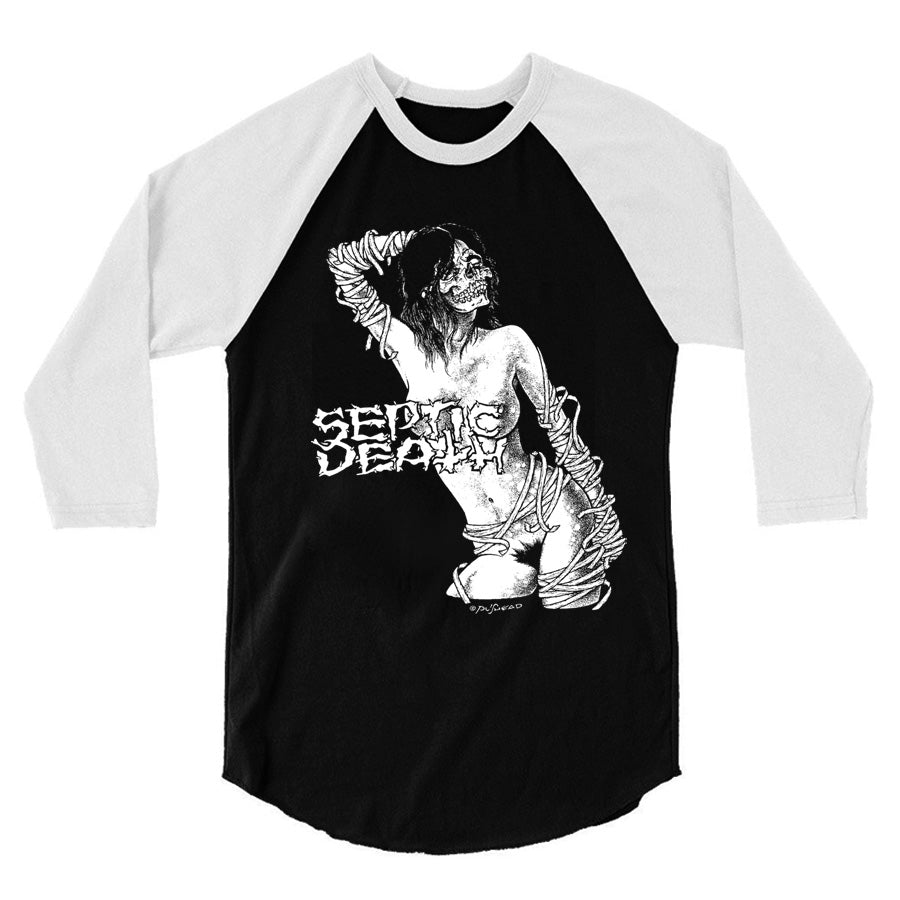 Septic Death - Skeletal Girl Raglan Shirt