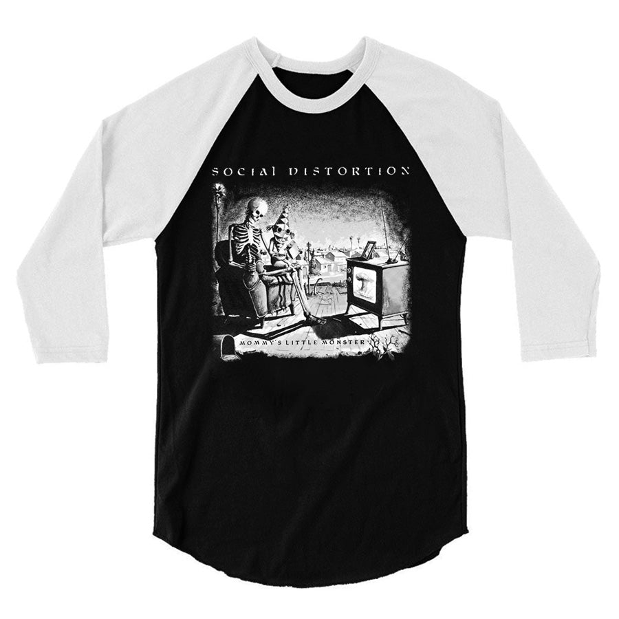 Social Distortion - Mommy's Little Monster Raglan Shirt