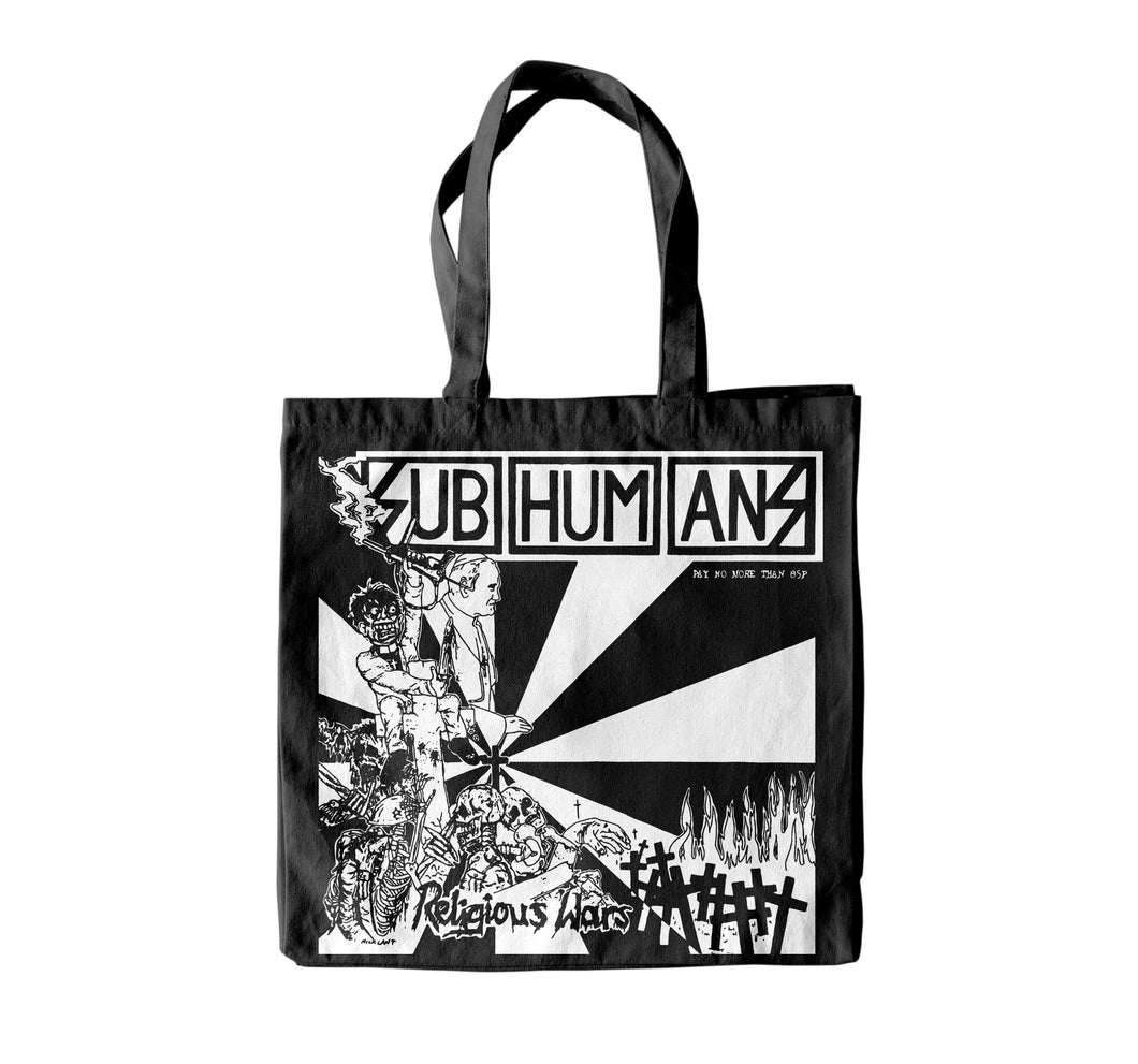 Subhumans - Religious Wars Tote Bag