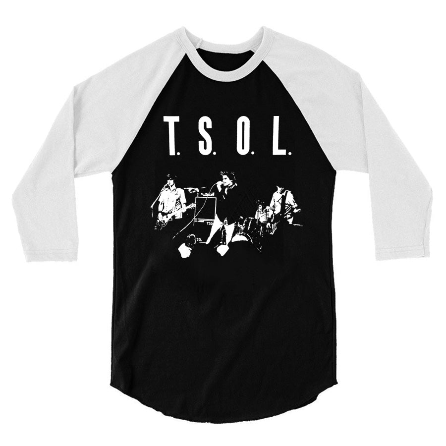 T.S.O.L. - Self Titled Raglan Shirt